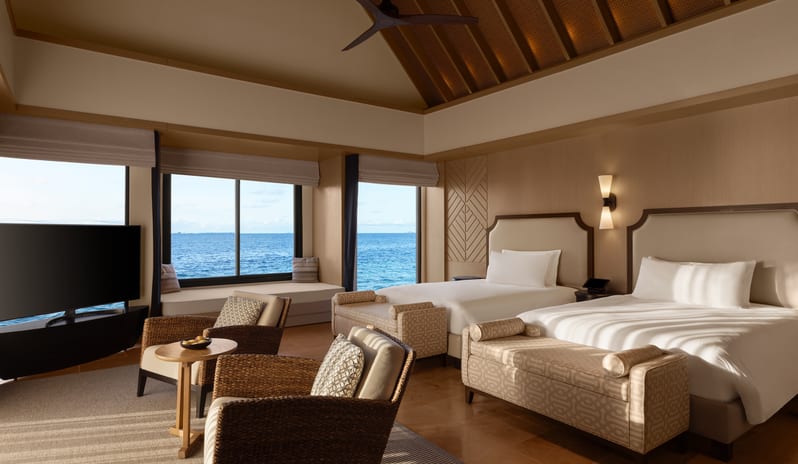 9. Two Bedroom Reef Villa_Twin Bedroom